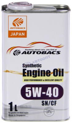 Масло моторное Autobacs Engine Oil 5W-40 SP/CF 1л (Сингапур)