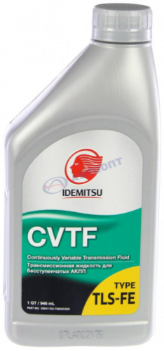 Масло трансмиссионное IDEMITSU CVTF TYPE TLS-FE 946мл синтетика (Япония)