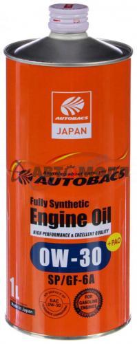 Масло моторное Autobacs Engine Oil 0W-30 SP/GF-6A 1л FS (Япония)