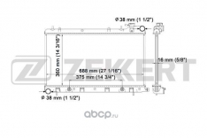 Радиатор охлаждения двигателя Zekkert MK1448 Subaru Forester (SG) 02-