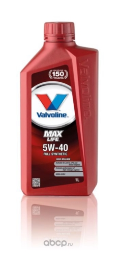 Масло моторное Valvoline MaxLife 5W-40 1л