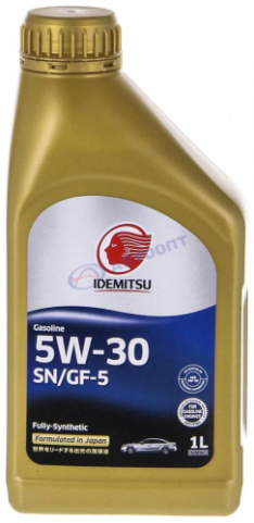 Масло моторное Idemitsu FULLY-SYNTHETIC 5W-30 SN/GF-5 синтетическое 1л пластик