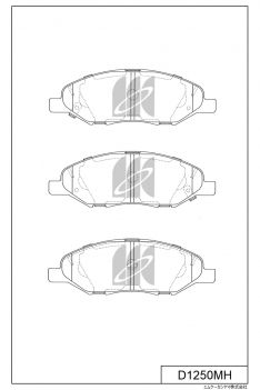 Колодки тормозные передние IXAT X3P0008 March K12 02-, Cube Z11 02-, Cube Cubic BGZ11 03- D1250MH