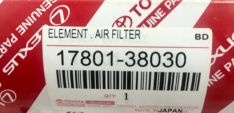 Фильтр воздушный Toyota 1780138030 LC 1/3UR-FE 2UZFE ’07-  JDA1030 DFA1030 NFT1203