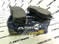 Колодки тормозные передние Asuki AF6043M D6043MH X3P0074 JBP0103 NP3017 PF3271