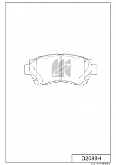 Колодки тормозные передние IXAT X3P0022 Carina ED ST202 93-98, Altezza/Altezza Gita GXE10/SXE D2088H