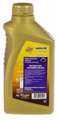 Масло моторное Eagle Premium Gasoline 100% SYN 5W-30 API SN 1л (Корея)