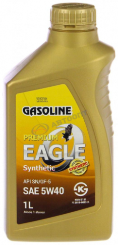 Масло моторное Eagle Premium Gasoline 100% SYN 5W-40 API SN 1л (Корея)