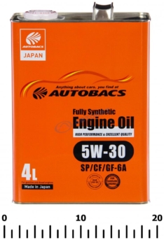 Масло моторное Autobacs Engine Oil 5W-30 SP/GF-6A 4л FS (Япония)