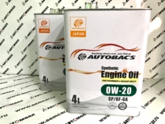 Масло моторное Autobacs Engine Oil 0W-20 SP/GF-6A 4л (Сингапур)