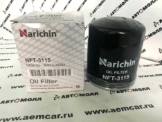 Фильтр масляный Narichin NFT3115 2L, 3L, 5L, 1KZTE, 1KDFTV, 1HZ, 1PZ, 1HD, 11B, 14B, 1BZ#, 4B, C115