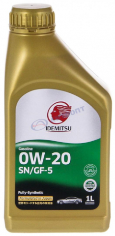 Масло моторное Idemitsu FULLY-SYNTHETIC 0W-20 SN/GF-5 синтетическое 1л пластик