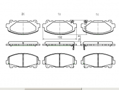 Колодки тормозные передние JustDrive JBP0370 Accord (CU1) 08- D5171MH