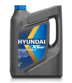 Масло моторное Hyundai Xteer Diesel Ultra C3 5W-30 SP синтетическое 6л пластик