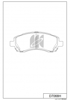 Колодки тормозные передние Kashiyama D7068H Impreza 96-, Legacy BD#/BG# 96- BH JBP0118 NP7002 PF7398