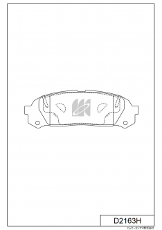 Колодки тормозные задние Kashiyama D2163H Mark 10# 96-; Crown GS151 98- NKT1113 0446622150