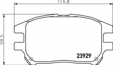 Колодки тормозные передние Kashiyama D2232 Harrier/LE #U1# 01-03 JBP0199 PF1481 NP1076