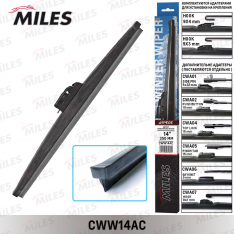 Щетка стеклоочистителя зимние Miles 350мм 14″ CWW14AC