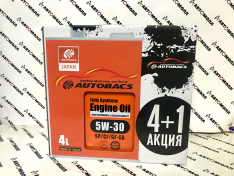 Акция !!! Масло моторное Autobacs Engine Oil 5W-30 SP/GF-6A 4л+1л FS (Япония)