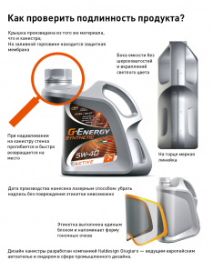 Масло моторное G-Energy Synthetic Super Start 5W-30 SP 1л синтетика (Россия)