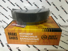 Колодки тормозные задние барабанные JustDrive JBS0086 Almera 1598 102 14- Duster II X3S0022 DFS8801