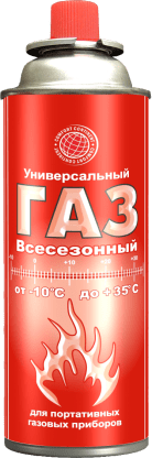 Газ для портативных плиток и приборов «Сибиар» 400мл (Россия)