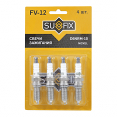 Свеча зажигания Sufix FV12 (Nickel) SP138 LZKR6B10E