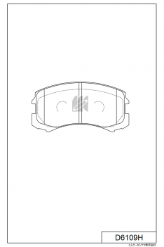 Колодки тормозные передние IXAT X3P0202 Dingo,Cedia,Lancer/Libero Wagoon 00- D6109