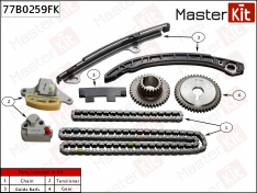 Ремкомплект цепи ГРМ MasterKit 77B0259FK X-TRAIL (T31) -10 QR25DE