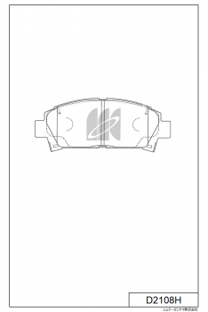 Колодки тормозные передние IXAT X3P0166 Corolla/Sprinter AE101 92-95 Levin/Ceres D2108 PF1267