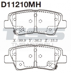 Колодки тормозные задние IXAT X3P0090 Sonata 08- D11210MH JBP0228