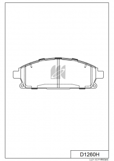 Колодки тормозные передние IXAT X3P0158 X-Trail T30 01- D1211MH JBP0020