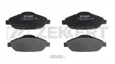 Колодки тормозные передние Zekkert BS2825 Peugeot 3008 09-, Peugeot 308 07- E400145 X3P0219