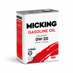 Масло моторное Micking Gasoline Oil MG1 0W-20 SP/RC синтетика 4л