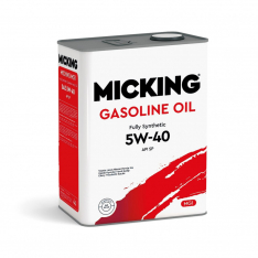 Масло моторное Micking Gasoline Oil MG1 5W-40 SP синтетика 4л