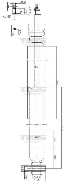 Амортизатор задний JustDrive JAA0103 MAZDA Axela/3 BK# 03-