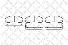 Колодки тормозные передние Stellox 284002SX Mazda 626 1.8-2.0D 87-90, Ford Probe 2.2 88-92