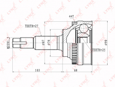 Шрус наружный LYNXauto CO5718A