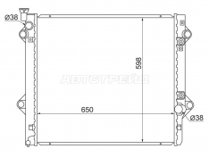 Радиатор охлаждения двигателя Sat TY00091204.7 Land Cruiser Prado (J120) 02-09 / Lexus GX 02-09 / To