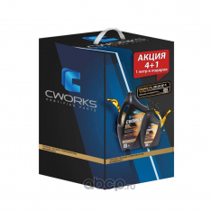 Акция!!! Масло моторное CWORKS 0W-20 GF-6A 4л+1л пластик