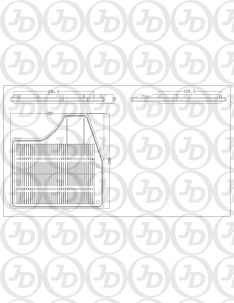 Фильтр воздушный JustDrive JDA0144 NI 2.5 — Altima 13-, Teana L33R 2,5 14-