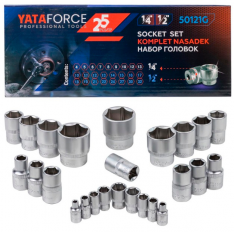 Набор головок 25 предметов YataForce 50121G