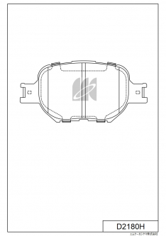 Колодки тормозные передние Kashiyama D2180H Premio/Caldina #ZT24# 02-, Opa #CT1# 00-05 X3P0020