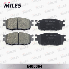 Колодки тормозные передние Miles E400064 KI Rio III 05-, Pride 05MY 05-; HY Verna 06-;