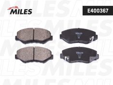 Колодки тормозные передние Miles E400367 HO CR-V RD5 AT +VSA/ RD6/7 01-,Element YH2 03-; Accord CS1