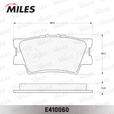 Колодки тормозные задние Miles E410060 TO RAV4 ACA30_series/ALA30 05-,Camry ACV40 USA