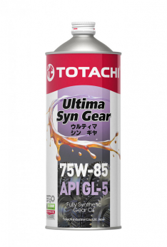 Масло трансмиссионное Totachi Ultima Syn Gear 75W-85 GL5 синтетика 1л