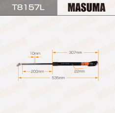 Амортизатор газовый задней двери Masuma T8157L FORESTER SH5 08-13 левый 1шт 535мм