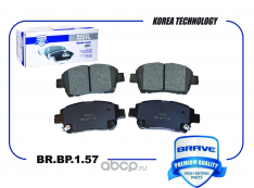 Колодки тормозные передние Brave BRBP157 TOYOTA Corolla E12, Yaris P10 99-06 (Корея)