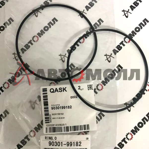 Кольцо уплотнительное передней ступицы Toyota 9030199182 OT LX 570, 3UR-FE '04.2007 - '03.2012, LEXU